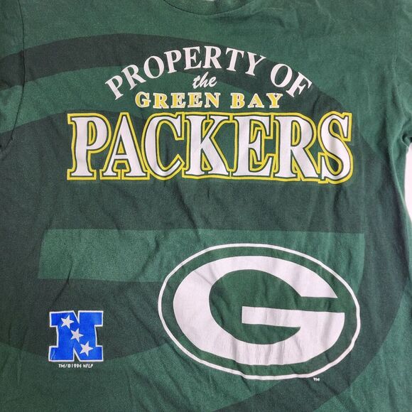 Vintage 1994 Starter Green Bay Packers Big Logo Shirt Size‎ XL - Picture 5 of 9